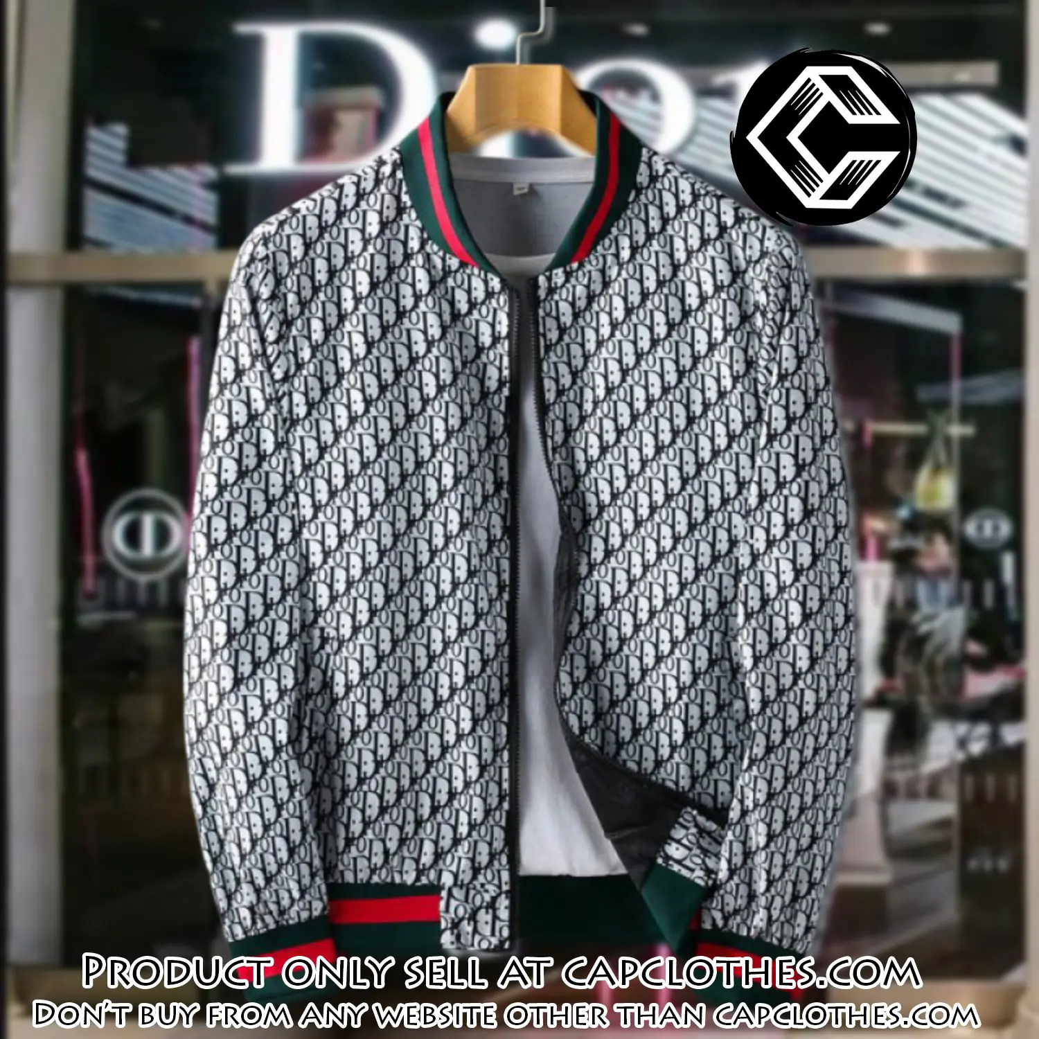 Dior luxury brand varsity zipper jacket vst1032 cc1516348